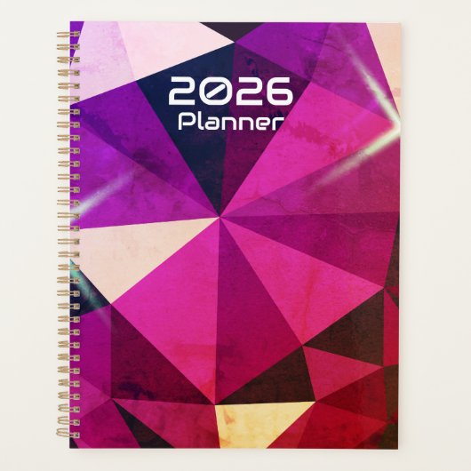 Herzstein 2026 Lila Planer (Vorderseite)