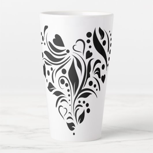 Herzstenzension Milchtasse (Vorderseite)