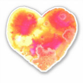 Herzsticker Aufkleber (Vorderseite)