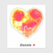 Herzsticker Aufkleber (Blatt)