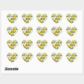 Herzsticker Herz-Aufkleber (Blatt)