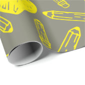 Herzstiftschule: Nahtloses Wrapping Paper Geschenkpapier (Rolleneckpunkt)