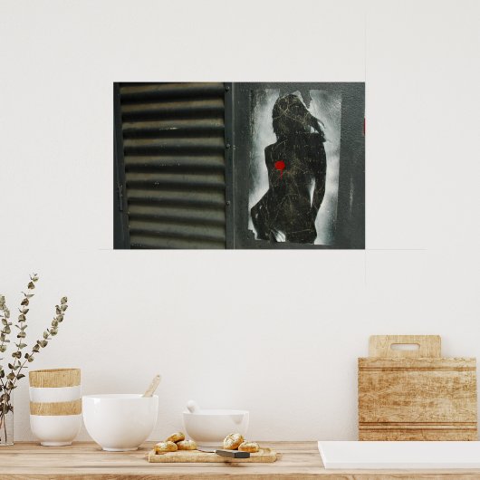 Herzstillstand Poster (Küche)