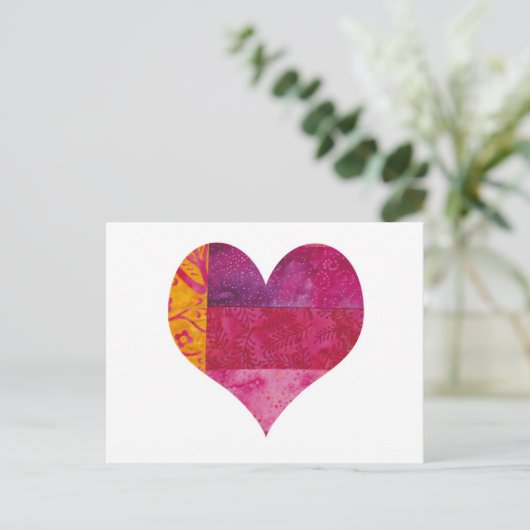 Herzstillstand Postkarte (Stehend Vorderseite)