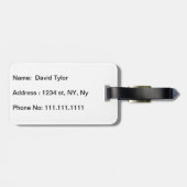 Herzstillstand Stethoscope RN Gepäckanhänger (Rückseite horizontal)