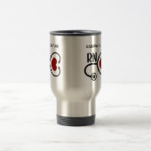 Herzstillstand Stethoscope RN Reisebecher (Mittel)