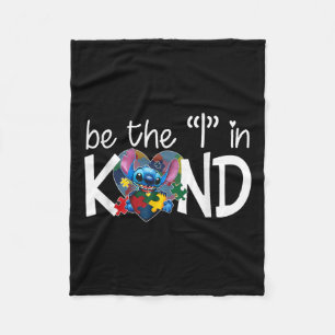 Herzstitch umarmt Autismus Bewusstsein wählen Kind Fleecedecke