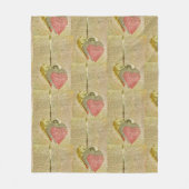 Herzstränge Fleecedecke (Vorderseite)