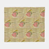 Herzstränge Fleecedecke (Vorderseite (Horizontal))