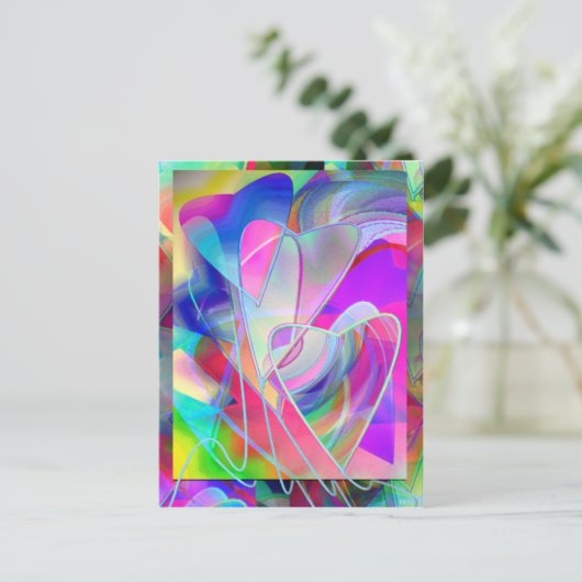 Herzstränge Postkarte (Stehend Vorderseite)