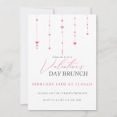 Herzstring Valentine's Day Einladung (Vorderseite)