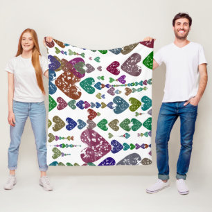 Herzstrings Fleecedecke