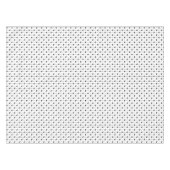 Herzstrings in Schwarz Tischdecke (Vorderseite (Horizontal))