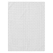 Herzstrings in Schwarz Tischdecke (Vorderseite)