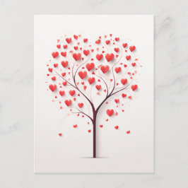 Herzstruktur Postkarte