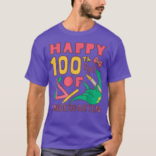 Herzstück 100. Schullehrer Autismus Bewusstsein T-Shirt
