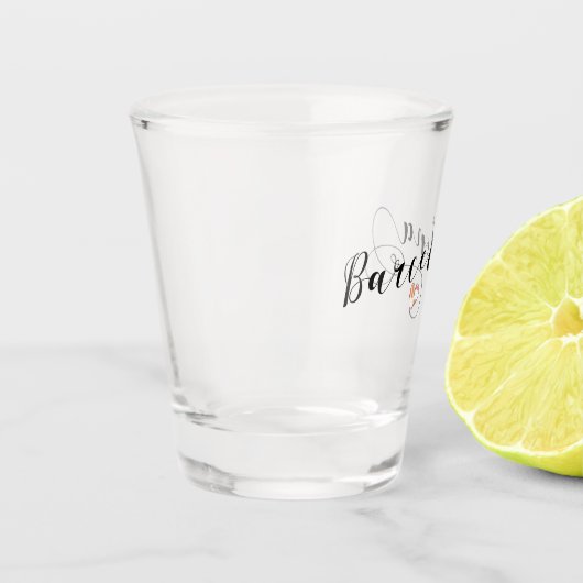 Herzstück Barcelona Tasse, Katalonien Schnapsglas (Links)