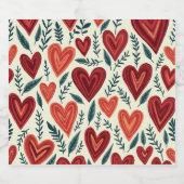 Herzstück Bierflasche. Bierflaschenetikett (Einzelnes Label)