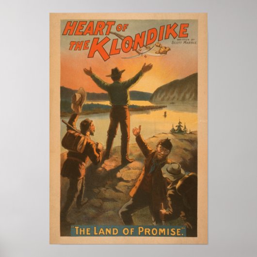 Herzstück der Klondike "Land des Versprechens" Ber Poster (Vorne)