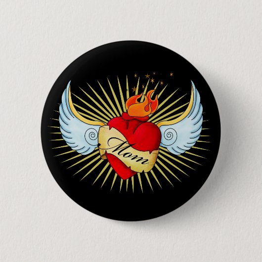 Herzstück der Mama Button (Vorderseite)