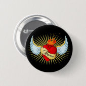 Herzstück der Mama Button (Vorne & Hinten)