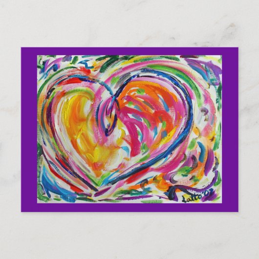 Herzstück der Postkarte (Vorderseite)