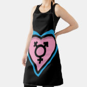 Herzstück der Trans Pride Schürze (InSitu)