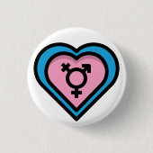 Herzstück des Trans Pride Button (Vorderseite)