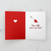 Herzstück Feiertagskarte (Innenseite)