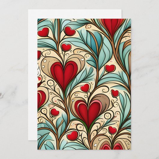 Herzstück Feiertagskarte (Vorne/Hinten)