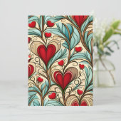 Herzstück Feiertagskarte (Stehend Vorderseite)