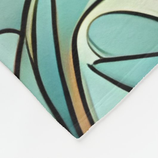 Herzstück Fleecedecke (Ecke)