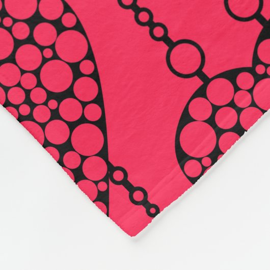 Herzstück Fleecedecke (Ecke)