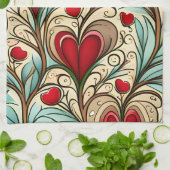 Herzstück Geschirrtuch (Gefaltet)