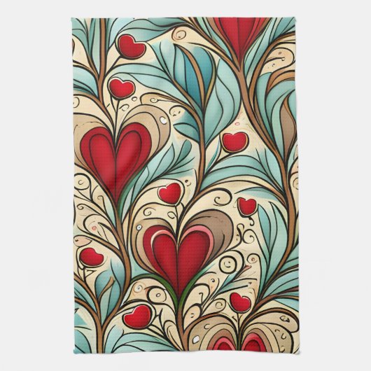 Herzstück Geschirrtuch (Vertikal)