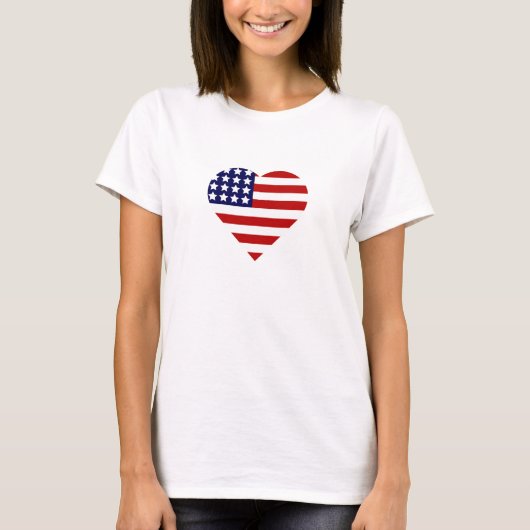 Herzstück im 4. Juli T-Shirt (Vorderseite)