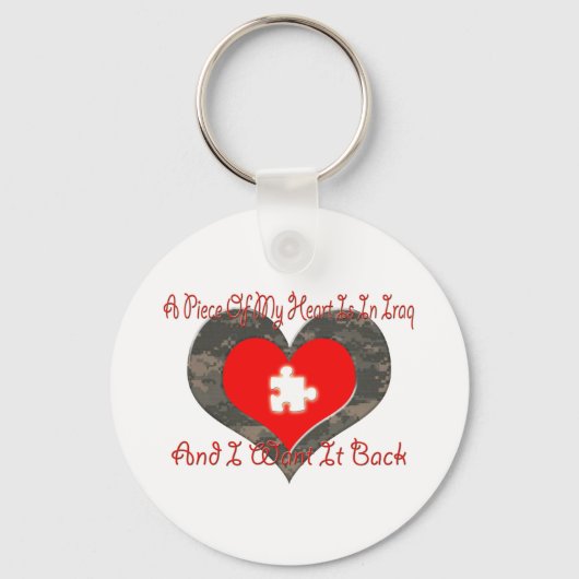 Herzstück im iraq-Schlüsselanhänger Schlüsselanhänger (Vorderseite)
