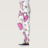 Herzstück & Key All-Over-Print-Leggings Leggings (Links)