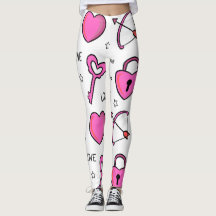 Herzstück & Key All-Over-Print-Leggings