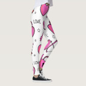 Herzstück & Key All-Over-Print-Leggings Leggings (Rechts)
