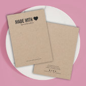 Herzstück mit Liebe Kraft Earring Display Card