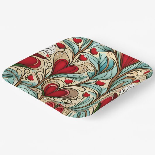 Herzstück Pappteller (Gewinkelt)