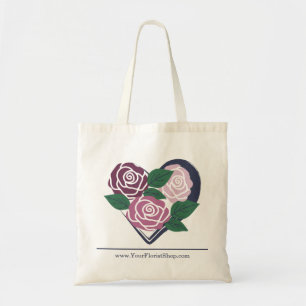 🌹 Herzstück Rose Florist Merch Budget Tragetasche