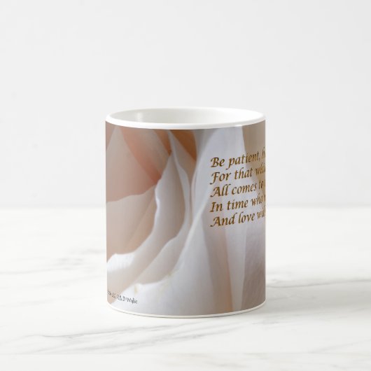 Herzstück - Rose Kaffeetasse (Mittel)