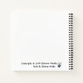 Herzstück - Rose Notizblock (Rückseite)