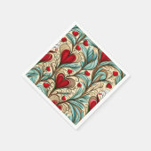 Herzstück Serviette (Ecke)