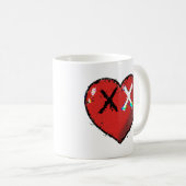 Herzstück VERLASSEN Kaffee Tasse (VorderseiteRechts)