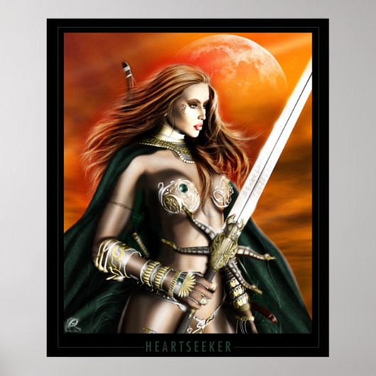 Herzsuchende Poster (Vorne)