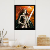 Herzsuchende Poster (Küche)