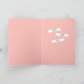 Herztag Doodles Valentinstag Karte (Innenseite)